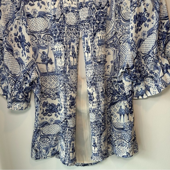 Reformation Delevan Top En Pointe Print Size 8 - Picture 11 of 11